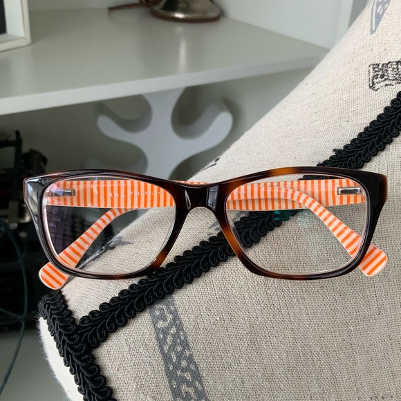 RALPH LAUREN 7046 1005 Rectangle Havana Brown Tortoise Eyeglasses LIKE NEW - Picture 4 of 15